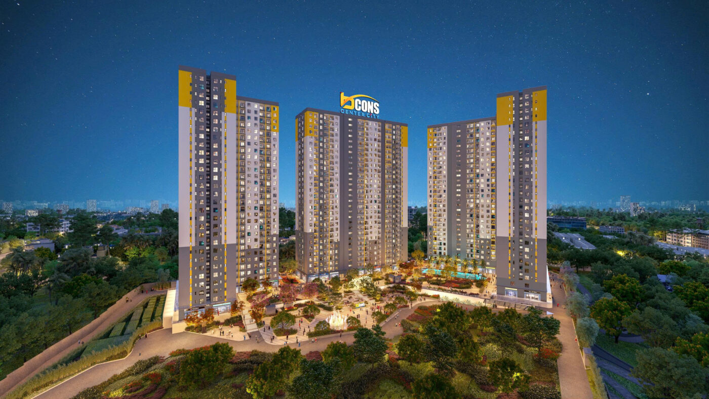 Mặt Bằng Bcons Center City Có Mấy Tháp? Thông Tin Chi Tiết Từng Tháp (Cập Nhật 2025) 4 Mặt bằng tổng thể Bcons Center City