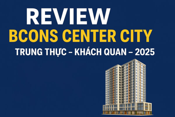 Review dự án Bcons Center City trung thực - khách quan