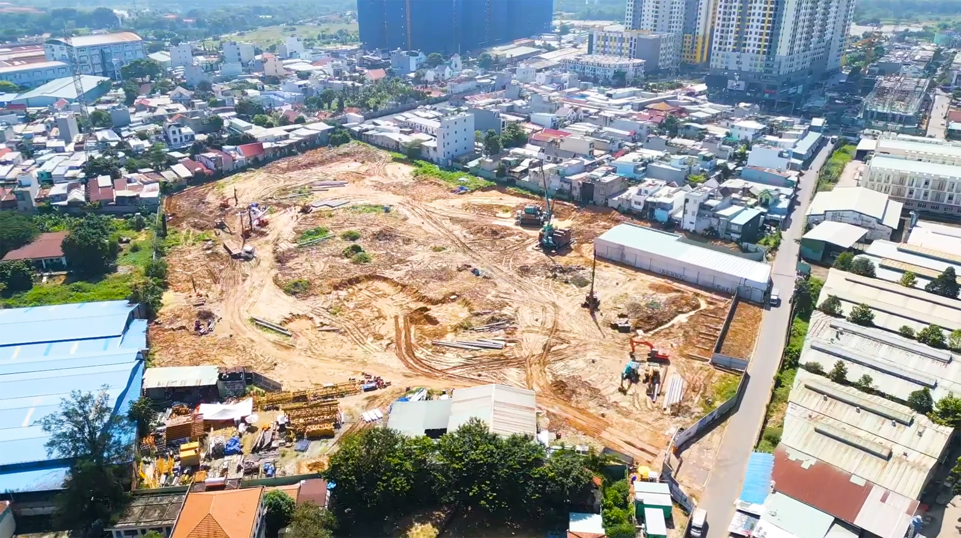 BCONS CENTER CITY 40 Tiến độ dự án Bcons Center City hiện tại 11/2025